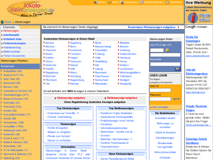 www.lokale-kleinanzeigen.de