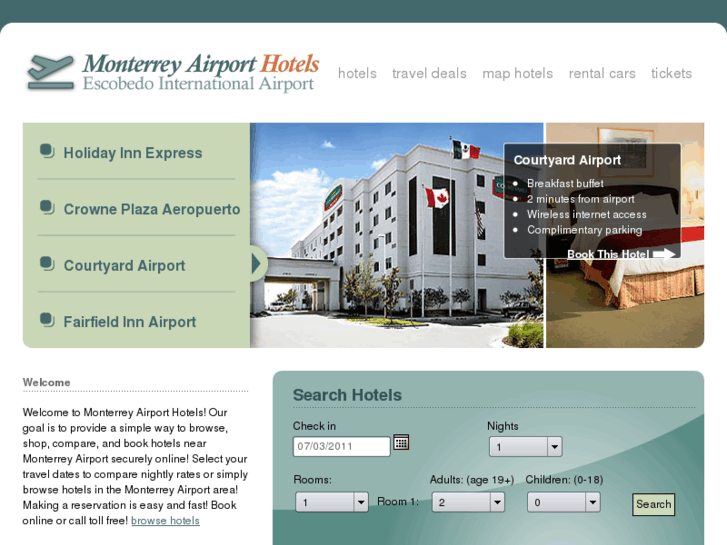 www.monterreyairporthotels.com