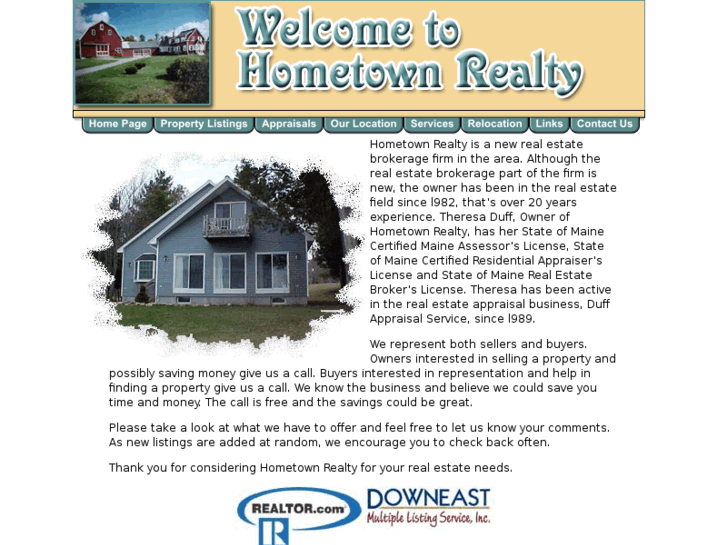 www.ourhometownrealty.com