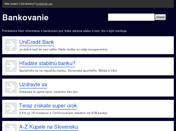 www.bankovanie.sk