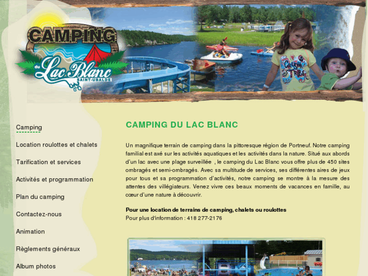 www.campingdulacblanc.com