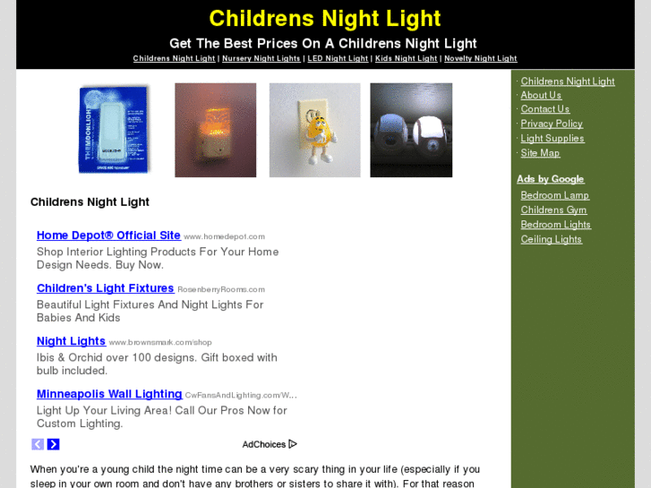 www.childrensnightlight.net