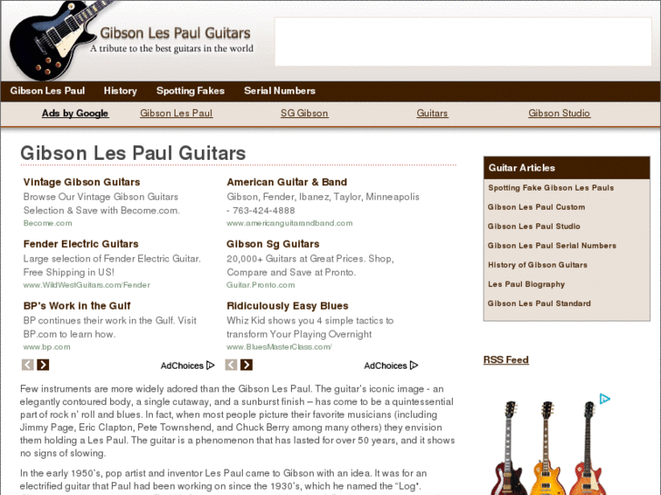 www.gibson-lespaul-guitars.com