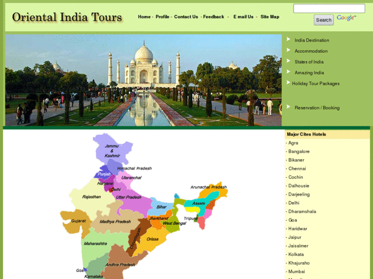 www.orientalindiatours.com