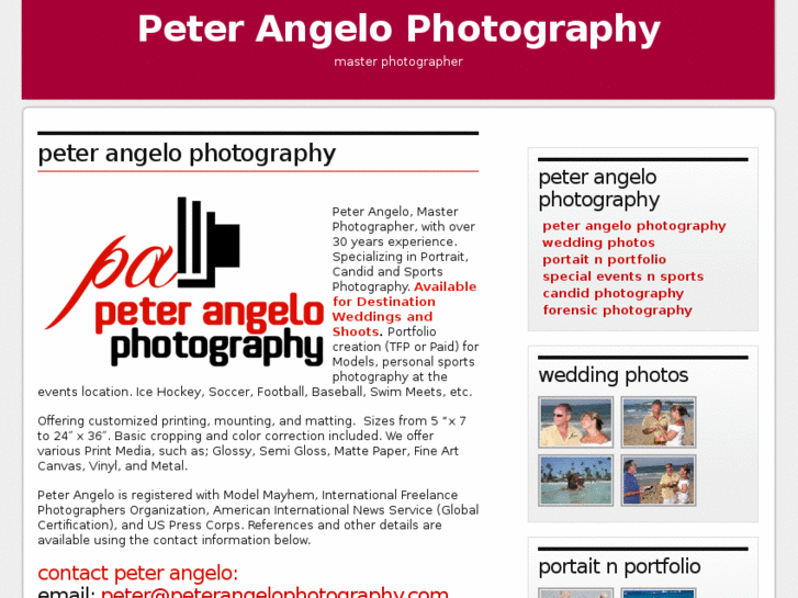 www.peterangelophotography.com