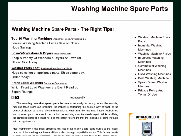 www.washingmachinespareparts.net