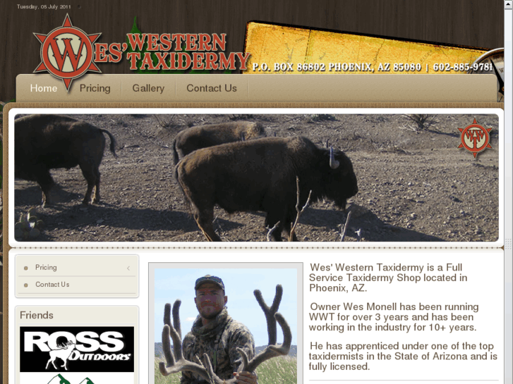 www.wesswesterntaxidermy.com