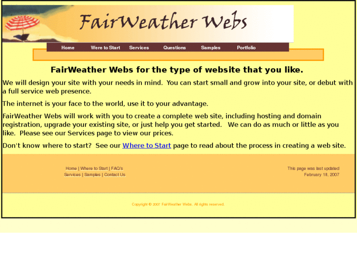 www.fairweatherwebs.com