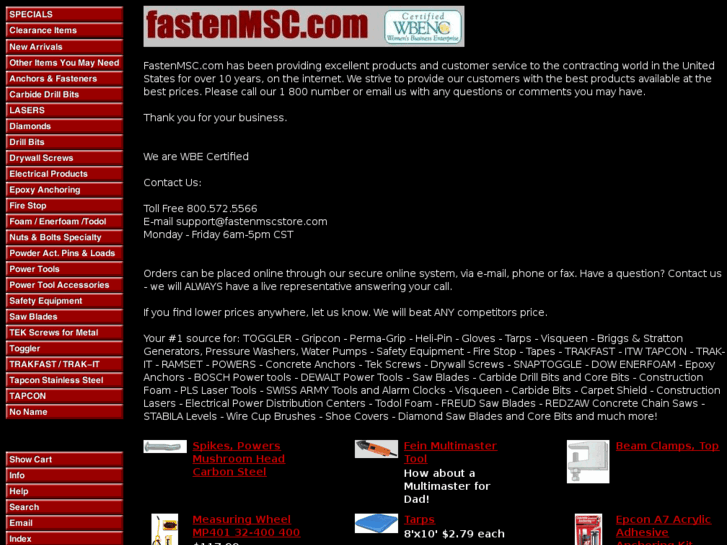 www.fastenmscstore.com