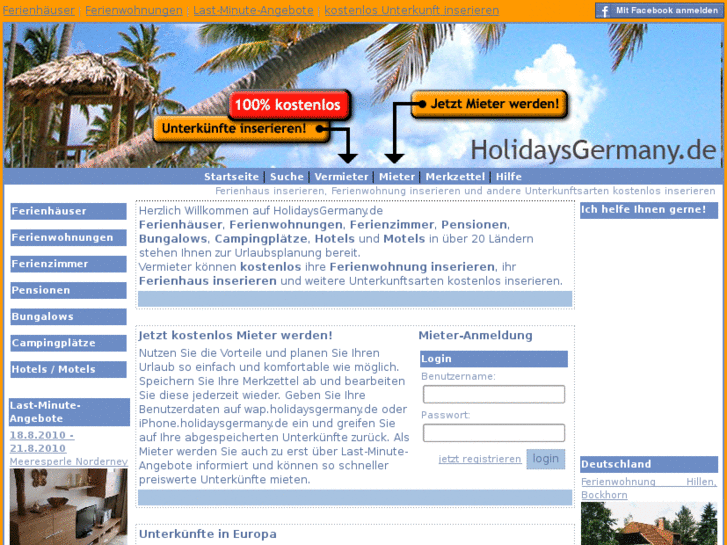 www.holidaysgermany.de