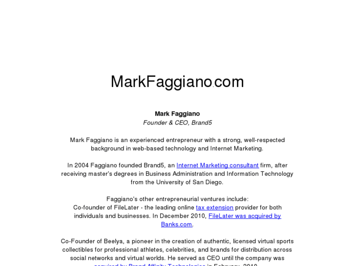 www.markfaggiano.com