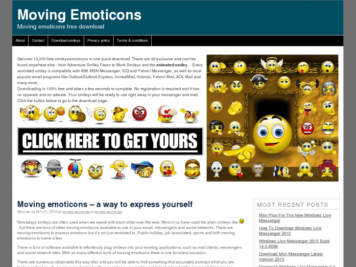 www.moving-emoticons.com