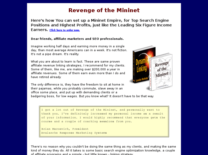 www.revengeofthemininet.com