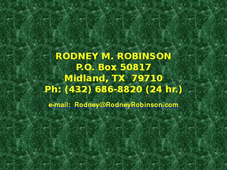 www.rodneyrobinson.com