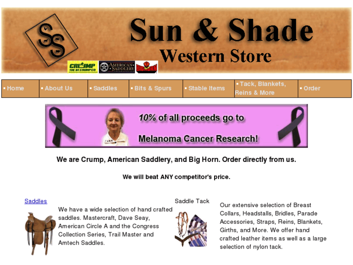 www.sunandshadewesternstore.com