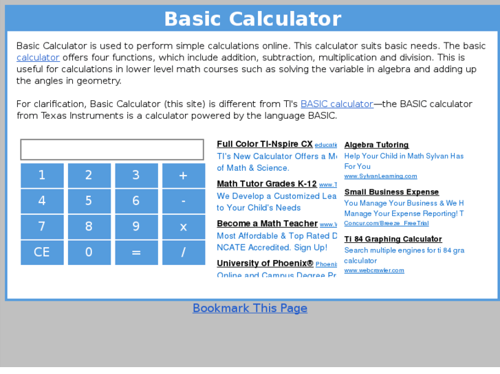 www.basic-calculator.com