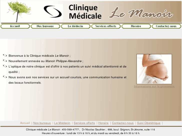 www.cliniquemedicalelemanoir.com