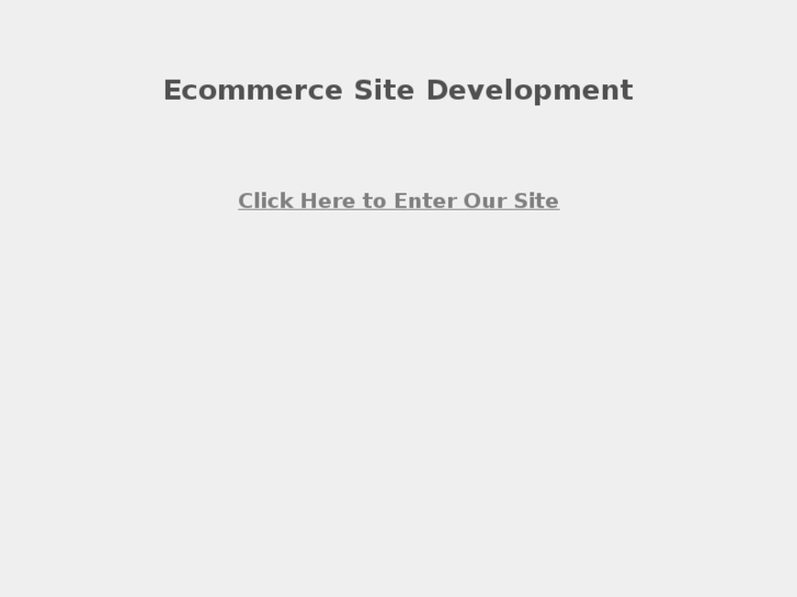 www.ecommercesitedevelopment.com