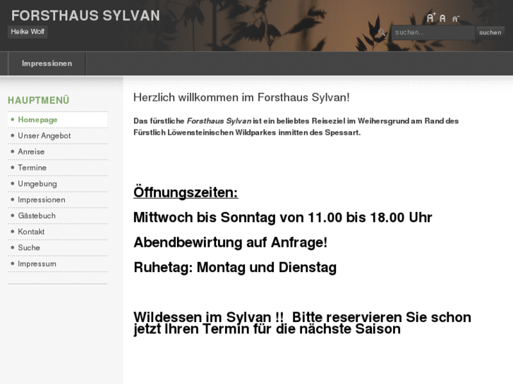 www.forsthaus-sylvan.com