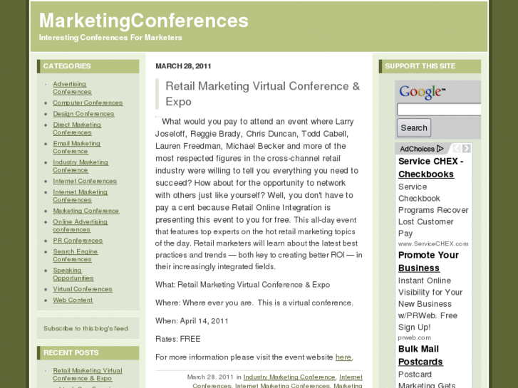 www.marketing-conferences.com