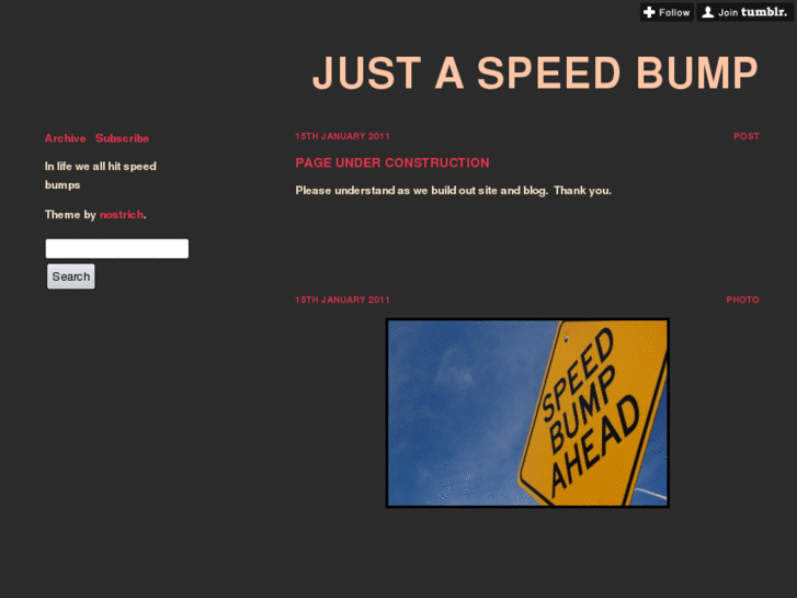 www.justaspeedbump.com