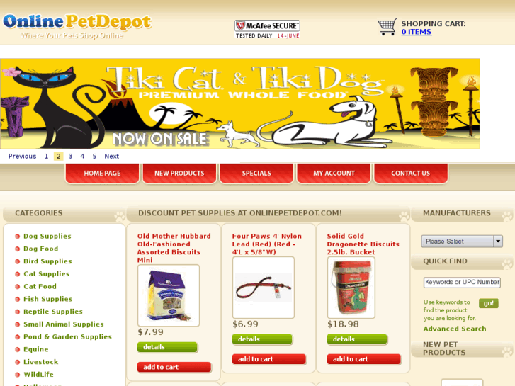 www.onlinepetdepot.com