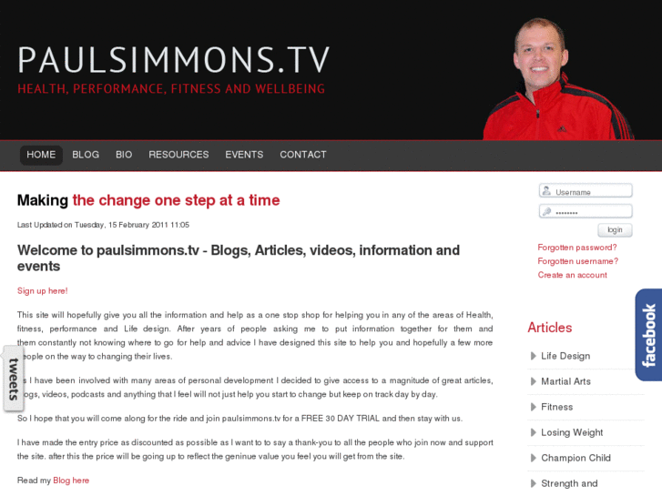 www.paulsimmons.tv