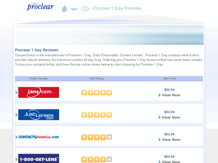 www.proclear1dayreviews.com