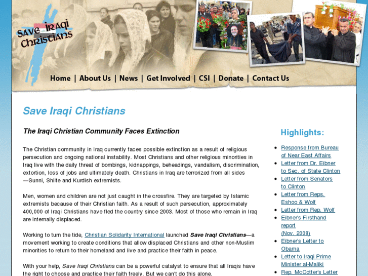 www.saveiraqichristians.com