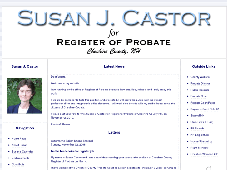 www.susancastor.org