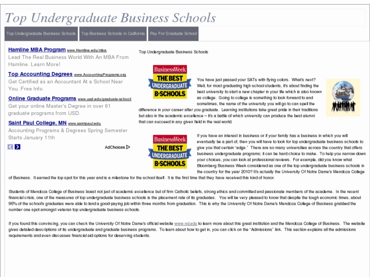 www.topundergraduatebusinessschools.com