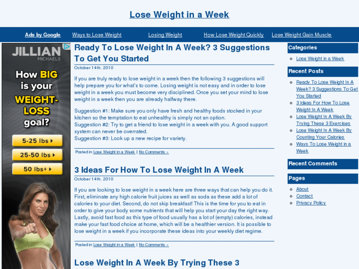 www.waystoloseweightinaweek.com