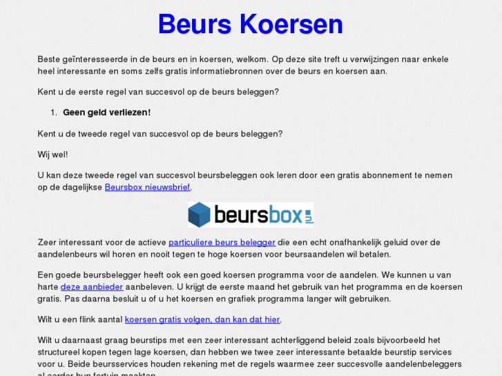 www.beurs-koersen.com
