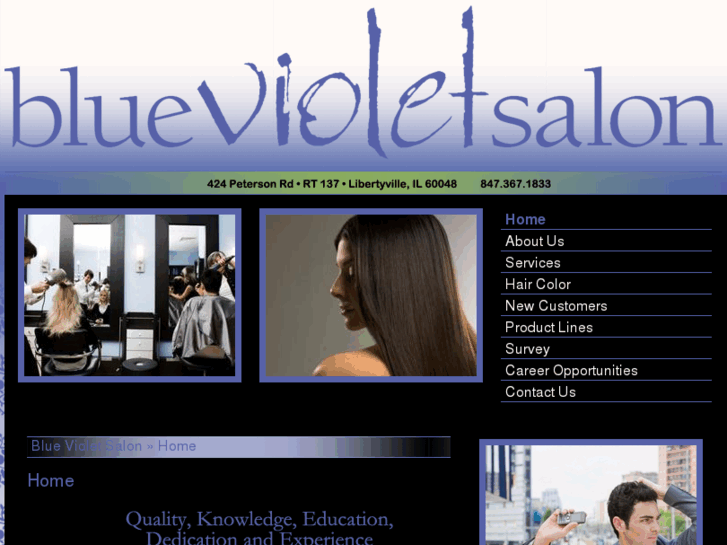 www.bluevioletsalon.com