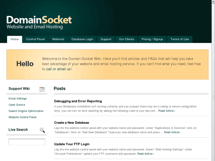 www.domainsocket.net