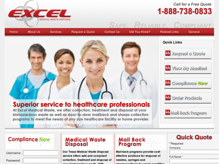 www.excelmedicalwaste.com