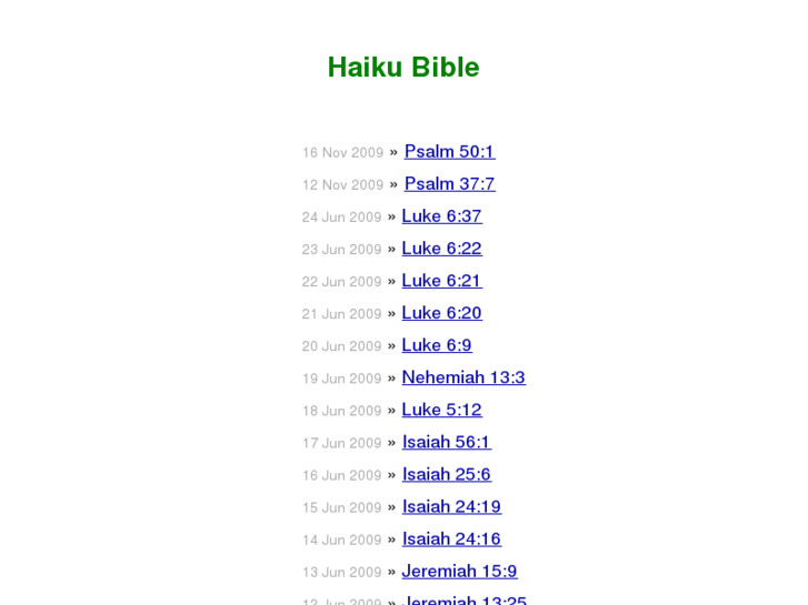 www.haikubible.com