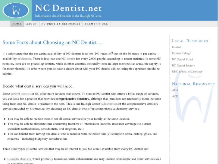 www.ncdentist.net