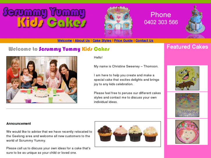 www.scrummyyummykidscakes.com