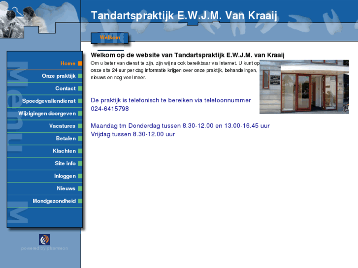 www.tandartsvankraaij.nl