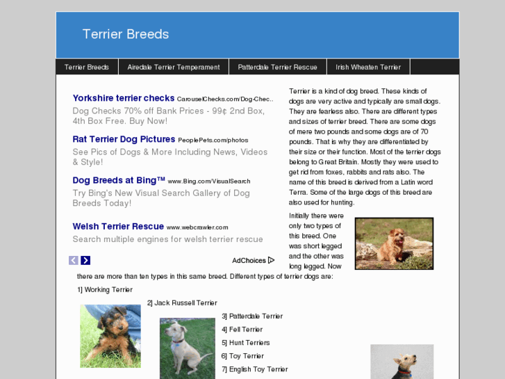 www.terrierbreeds.info