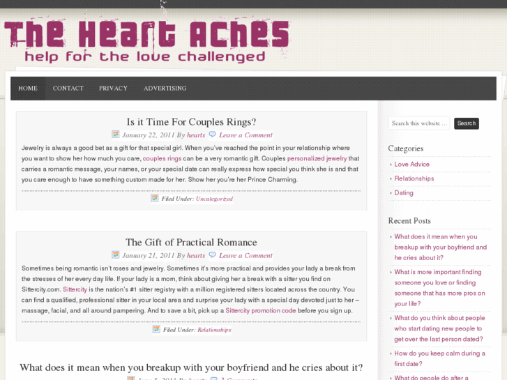 www.theheartaches.com