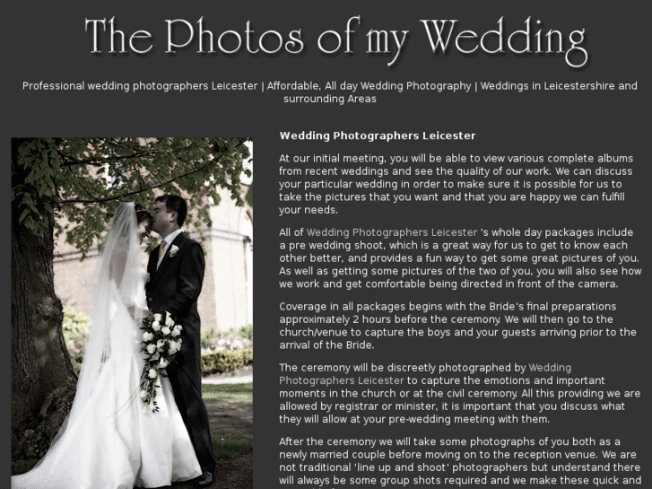 www.weddingphotographersleicester.com