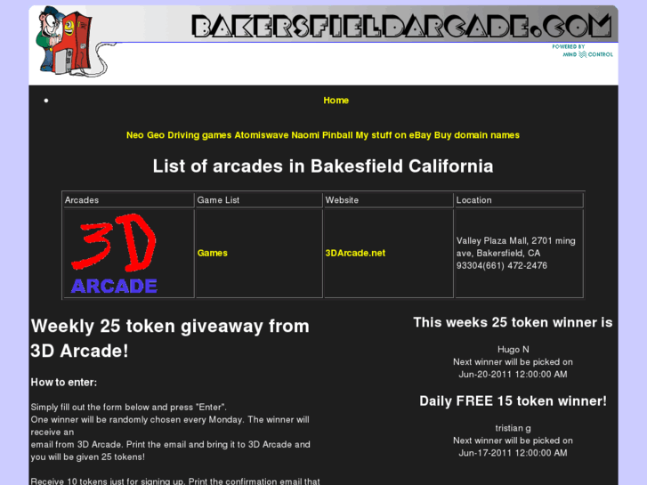 www.bakersfieldarcade.com