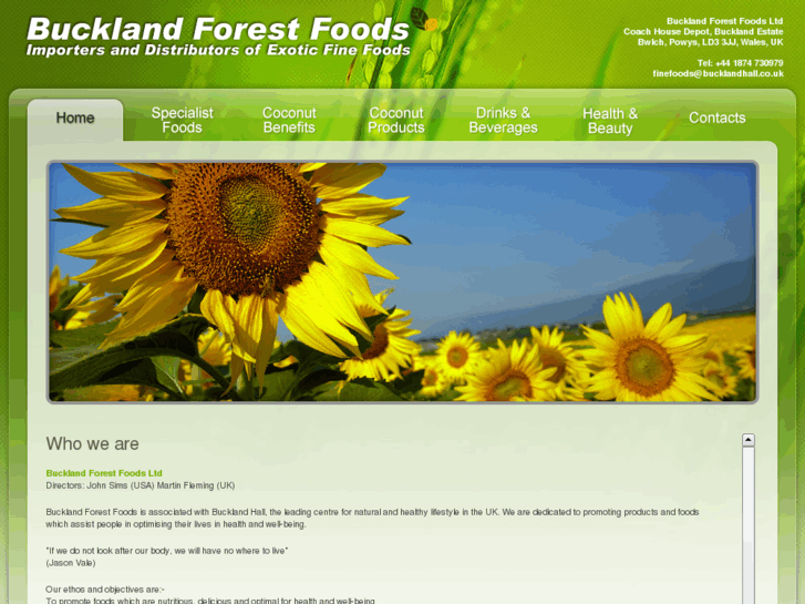 www.bucklandforestfoods.com