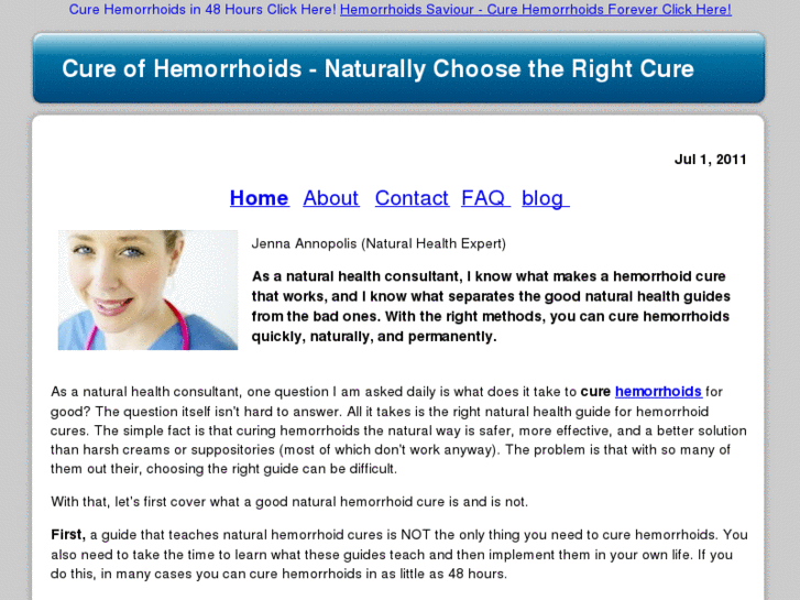 www.cureofhemorrhoids.com