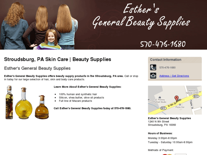 www.esthersgeneralbeautysupplies.com