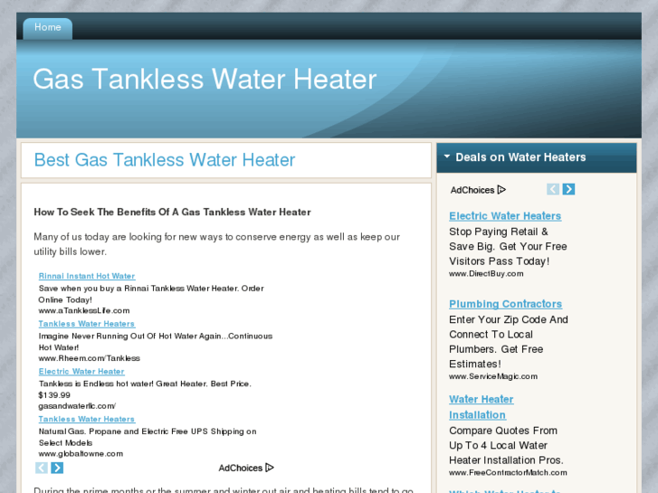 www.gastanklesswaterheater.net