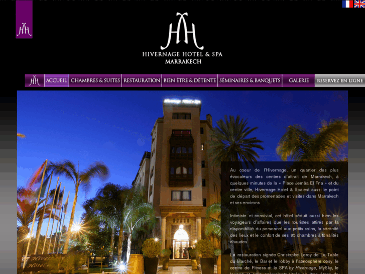 www.hivernage-hotel.com