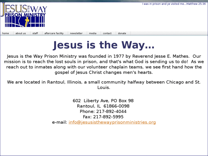 www.jesusisthewayprisonministries.org